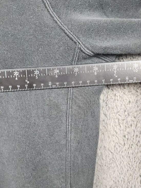 Nike Sportswear Club Fleece Hoodie Men's 2XL Black Faded Pullover Sweatshirt - Picture 5 of 9